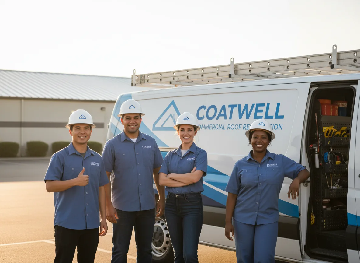 Commercial roof coating company in Jefferson, WI